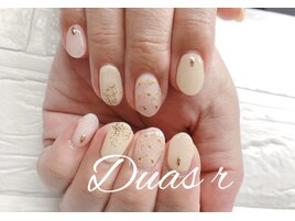 押し花詰め込みネイル