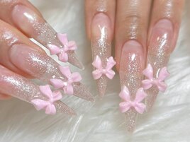 スカルプロング*リボン