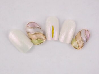 まつげアンドネイル ディアマンローズ(DIAMANT ROSE)/キャンドルネイル