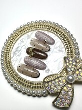 ブリリアント/バレンタインネイル