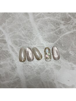 ネイルサロン エーナイン ちとせモール店/エレガント定額デザイン