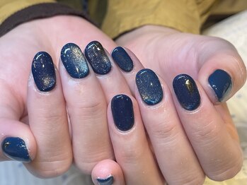 レミア 関内(REMIA)/1月夜空みたいなネイビーカラー