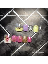 ネイルサロンアンドスクールエムズブロッサム(Nailsalon & school M's Blossom)/７月定額制ＦＯＯＴジェルコース