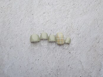 ニコルネイル(nicole nail)/定額9000円 チェックネイル