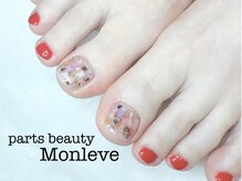 パーツビューティ モンレーブ(partsbeauty Monleve)/フットネイル　アート2本