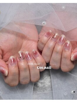 シードットネイル(Cee.nail)/チークネイル×ミラーハート