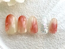 ウィスプ(WHISP)/桃ネイル/パラジェル