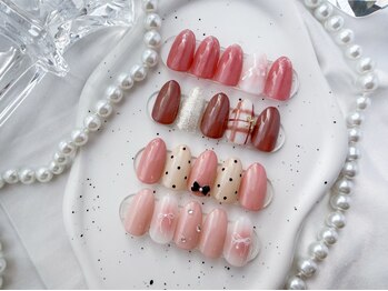 エンジェルガーデン 青山店(Angelgarden)の写真/【シンプルデザインネイル¥7000～】500色以上の豊富なカラーをご用意☆派手なネイルができない方に！ 