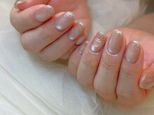 リベレ(LIBELLE)/ラメグラネイル/上品オフィス