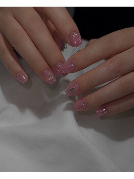 キッカケ(kikkake)/うるきらピンクネイル