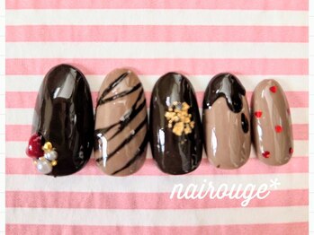 ネイル―ジュ 札幌大通店(nairouge*)/バレンタインネイル♪