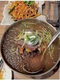 ビューティースタジオ韓美 銀座店 大好きなお店の冷麺です♪写真をみているだけで食べたくなります