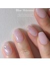 ワンカラーネイル/ピンクラメ