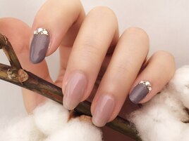 ジェルネイルDRYケア込¥9020