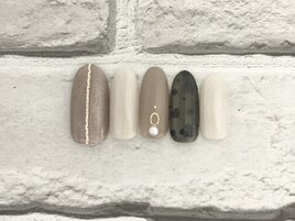 シースルーチェーンネイル