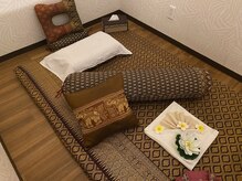 完全個室♪タイ古式マッサージ専用マットでストレッチ効果抜群。