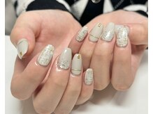 ルアナネイルナゴヤ(LUANA nail nagoya)/ツイードネイル