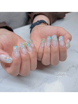 エンズネイル(O’s nail)/うるうる氷ネイル