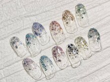 ジジ ネイル(ZIZI Nail)/(ジェル)ラメグラデ