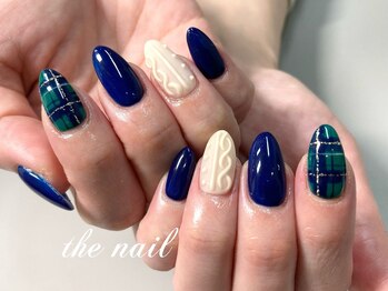 ニットネイル アーガイルネイル