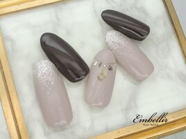 (973)ネックレス風ネイル