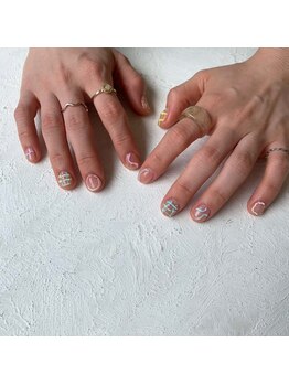 マッシュ abeno店(MASHU)/クリアカラフルネイル