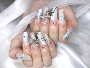 プティ アイビューティ 京橋店(peTiT eyebeauty)/ハート リボン 韓国風