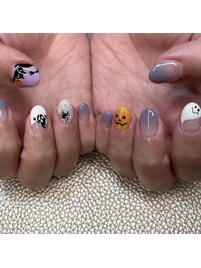 ハロウィンネイル