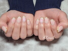 桜チークネイル