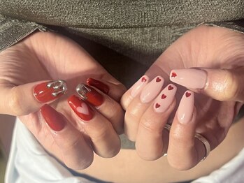 LeaLea nails. 品川/北品川店の写真/毎月変わるこだわりの定額デザインや似合わせカラーも充実◎可愛いがぎゅっと詰まったネイルに♪