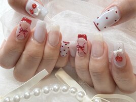 さくらんぼネイル