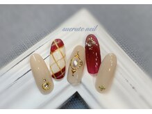スエルテ ネイルサロン 北千住店/チェックネイル ¥8000
