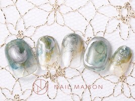 大理石ディープグリーン¥8050