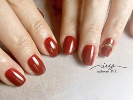 シンプル-ボルドー