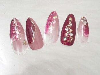 フェリーチェ(nail salon&school felice)/クリスマス定額デザイン¥9790