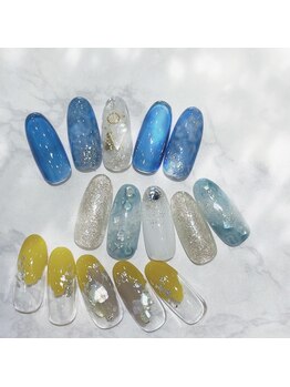 エスフィーネイルサロン リシェル(Esfy nailsalon Richer)/2023年 8月 定額デザイン