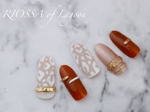 リオッサ オブ ラグーン(RIOSSA of Lagoon)/レオパード×アクセサリーネイル