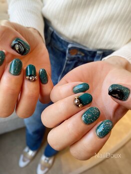 ネイル ドゥ 岡山駅前店(Nail Doux)/シーリングスタンプネイル