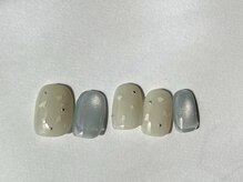 アイネイルズ 梅田店(I nails)/マグネットシンプルニュアンス