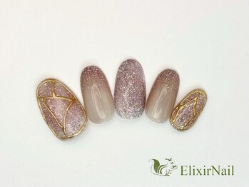 エリクサーネイル 五反田(Elixir Nail)/定額b カジュアル/クーポン使用