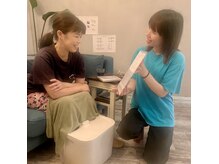 ジュゲム(JUGEM)の雰囲気（全コース足湯つき。マッサージ前からリラックス♪）