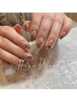 ハナビューティ アシヤ(Hana Beauty Ashiya)/ハートいっぱい大人ネイル♪
