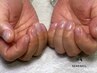 【メンズ　クリアジェルネイル】5500円