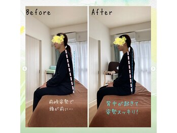 フェリコル さいたま新都心 与野駅前店(Felicol)/【お客様B/A】座り姿勢も改善☆