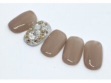 ネイルハウス安气子 新丸ビル店/ワンカラー/丸の内／銀座ネイル