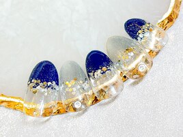 ハーフフレンチ×ラメホロ