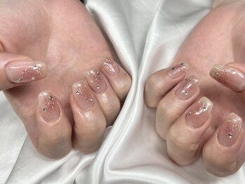 トラストネイル 佐野店(TRUST Nail)/キラキラチークネイル