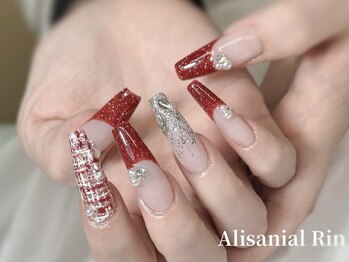 アリサネイル(ALISA NAIL)の写真/チップスカルプネイル大人気！付け放題あり＆持ち込みもOKなので、自分だけのオリジナルネイルが叶います♪