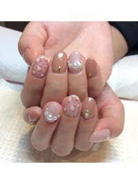 ～レオパードヌーディーネイル～