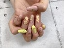 ツイードデザインネイル